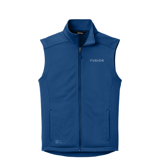 Eddie Bauer Smooth Mid Layer Fleece Vest — Cobalt Blue