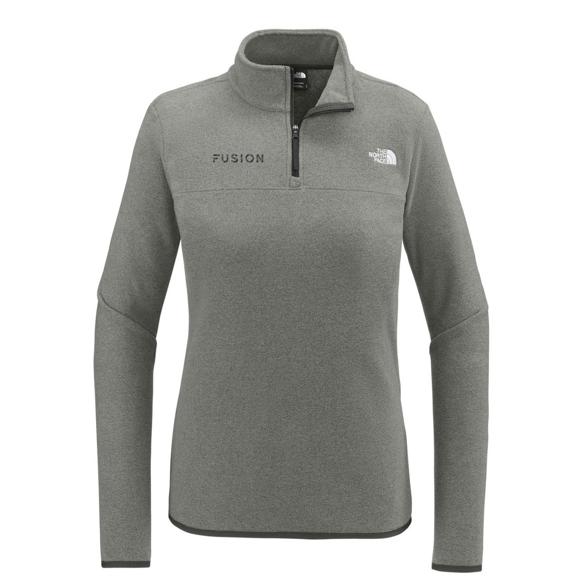 The North Face Women's Glacier 1/4-Zip Fleece — TNF Medium Grey Heather