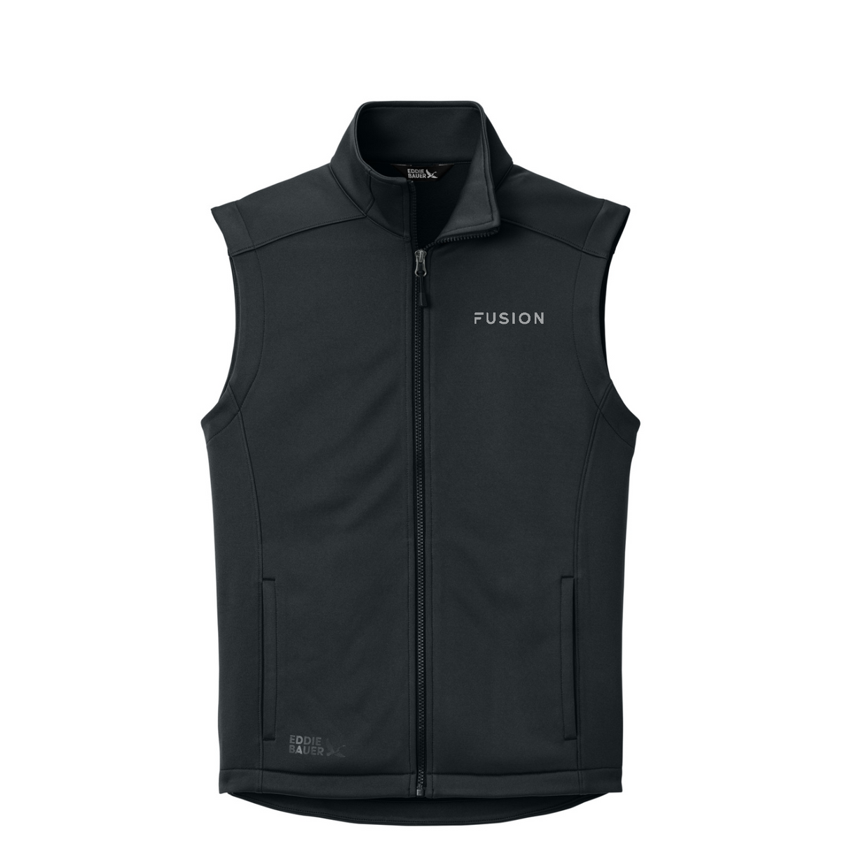 Eddie Bauer Smooth Mid Layer Fleece Vest — Black