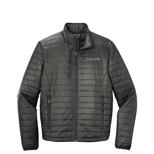Port Authority  Packable Puffy Jacket — Sterling Grey/ Graphite