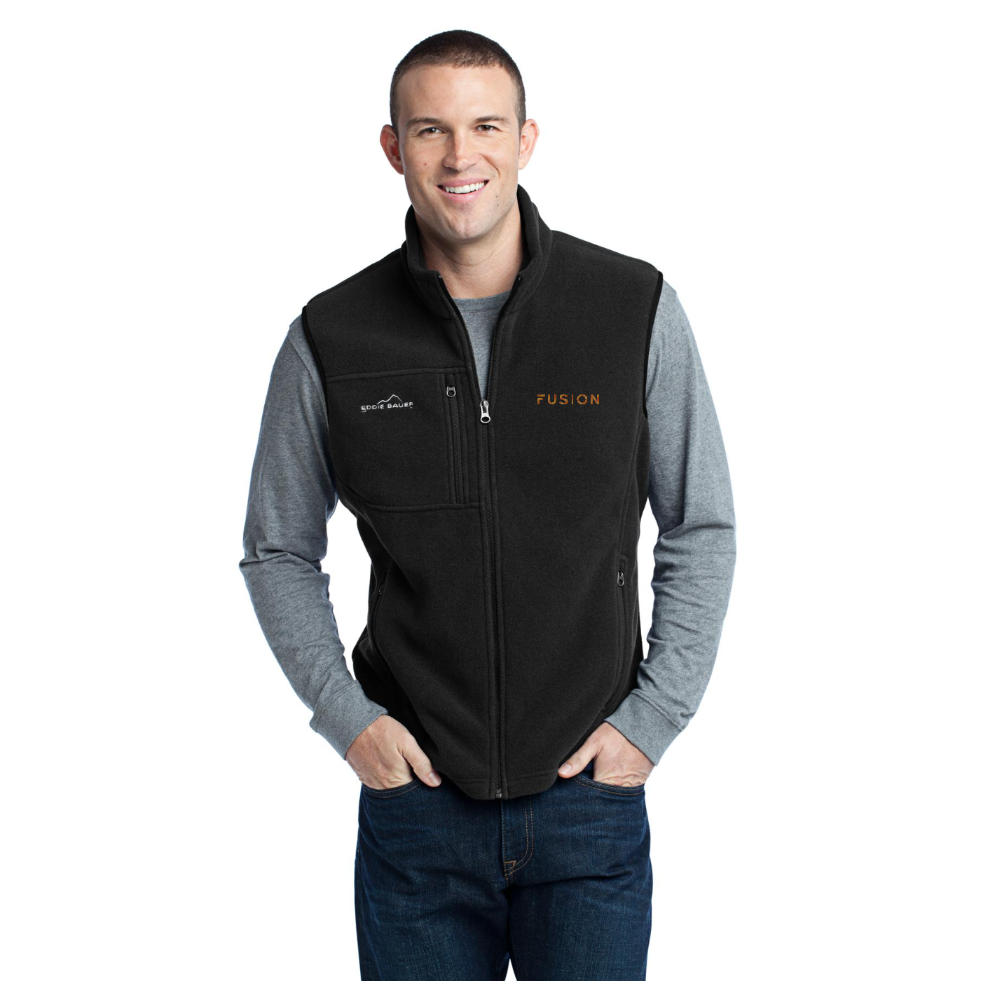 Eddie Bauer - Fleece Vest — model