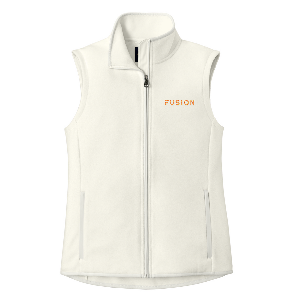Brooks Brothers Women's Fleece Vest — Off White