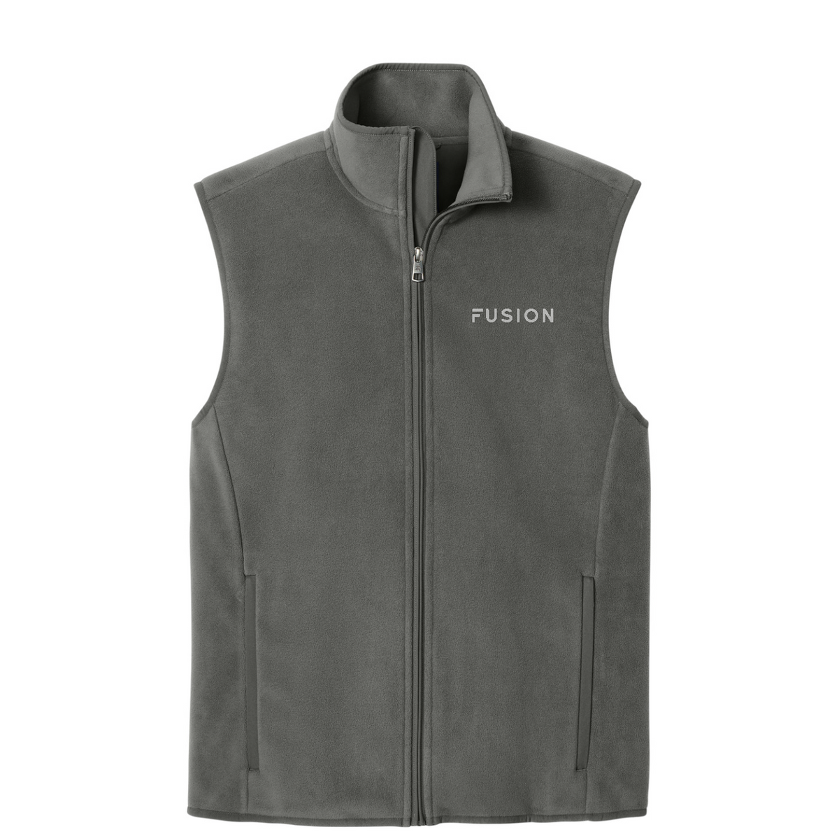 Brooks Brothers Fleece Vest — Windsor Grey