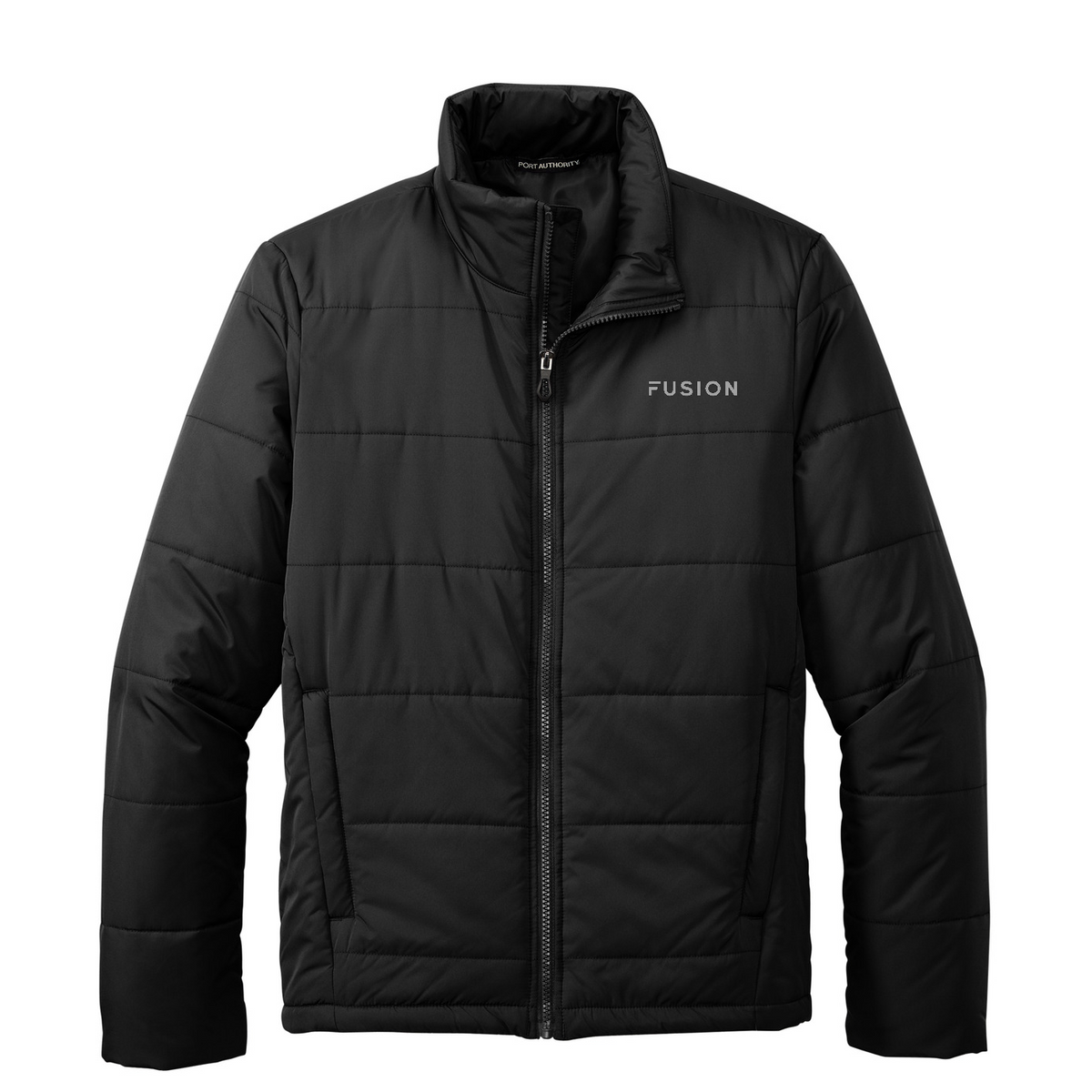 Port Authority Puffer Jacket — Deep Black